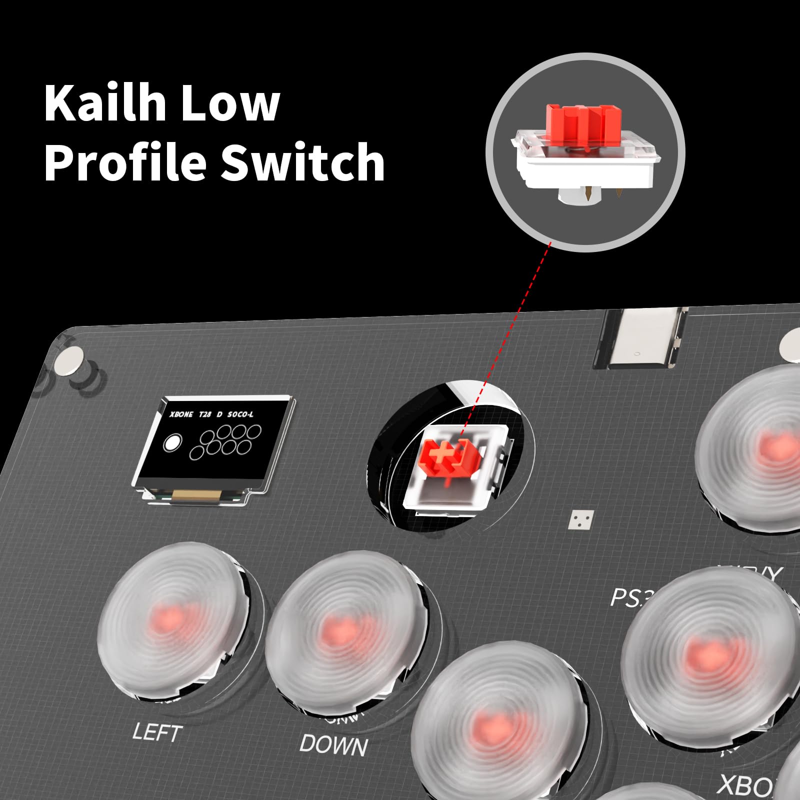 Amazon.com: AceGamer Arcade Stick 16Keys All-Button Gamerfinger